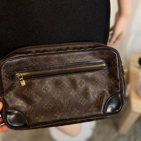 Authentic LOUIS VUITTON Monogram Marly Dragonne - Picture 2 of 15